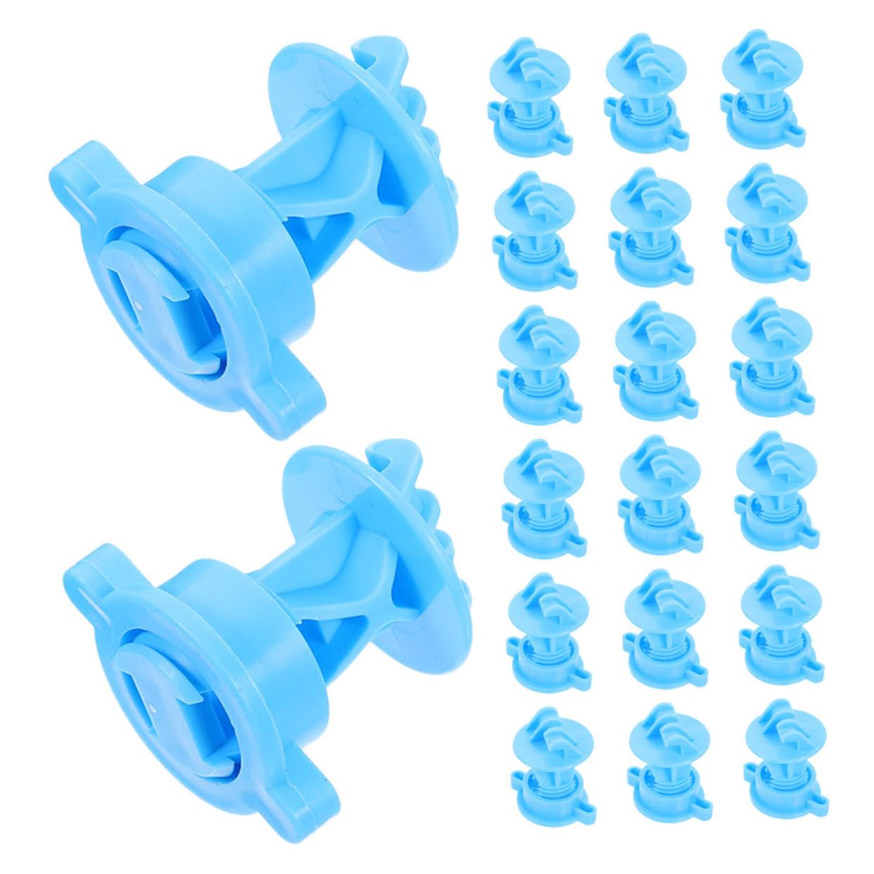 BESPORTBLE 3 Set di Isolatori per Recinti Elettronici Isolatori in Plastica di Ricambio per Accessori per Isolatori per Cavi Agricoli 20 Pezzi*3