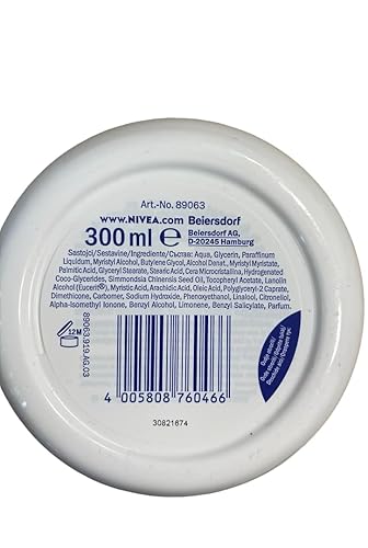 Vista 25 de NIVEA Crema hidratante suave y refrescante para cara, cuerpo y manos, ligera, no grasosa, hidratante corporal de 48 horas con aceite de jojoba