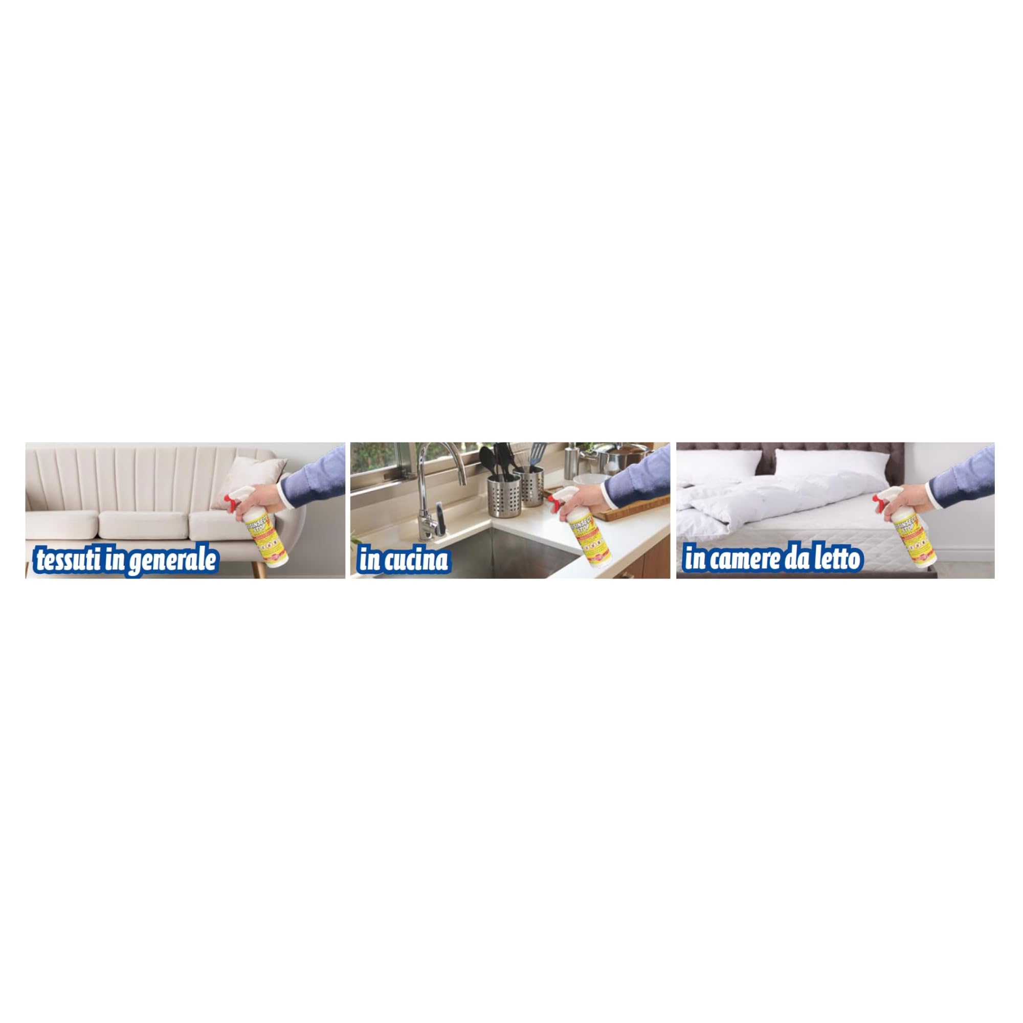 Disinfect Stop Insetticida Multiuso Microincapsulato per Cimici Verdi, Cimici Asiatiche, Zanzare, Formiche, Scarafaggi, Formato da 500ml (6 Flaconi) - New Insektill -