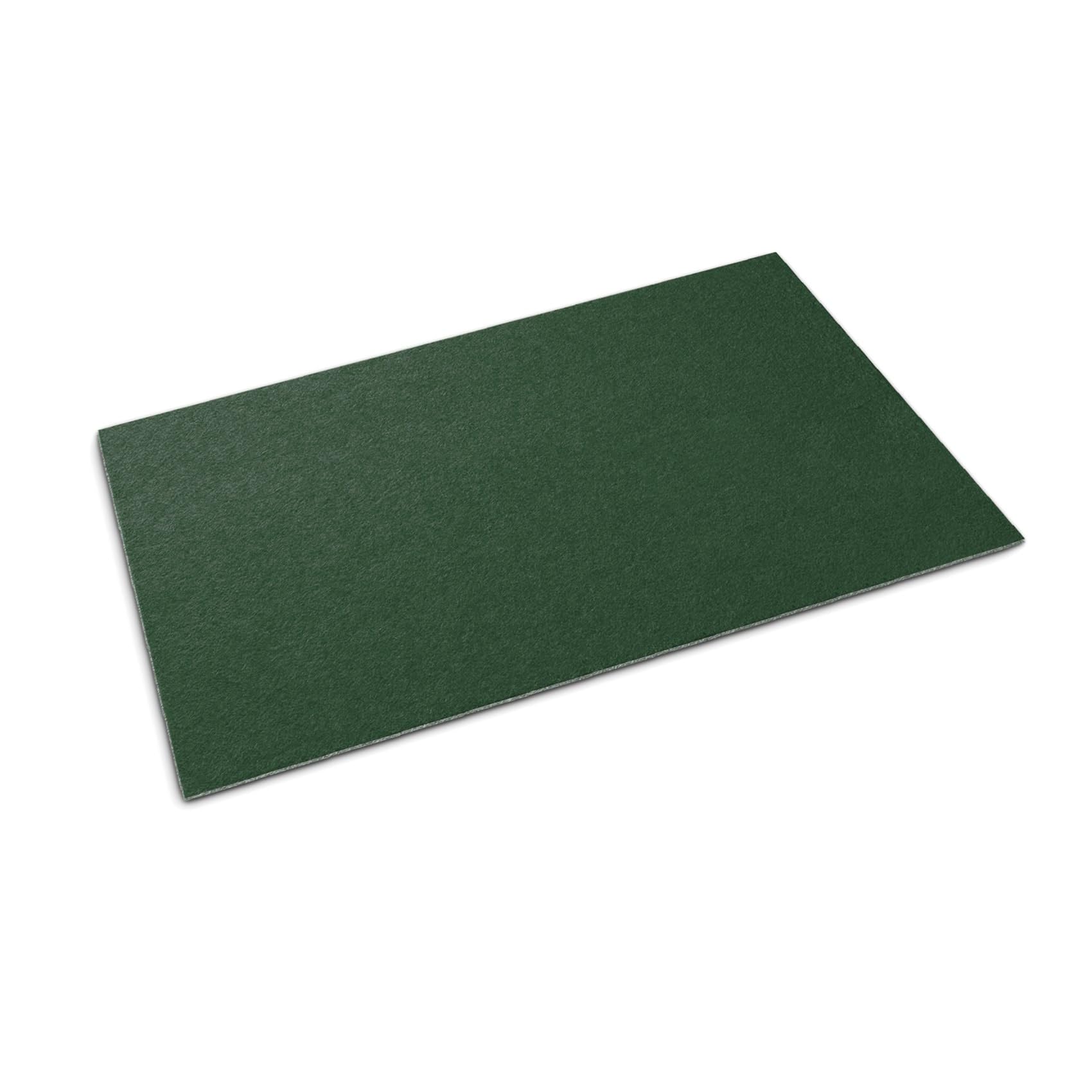 Tapis de sol antifatigue 60x40cm vert bouteille résistant Tulup