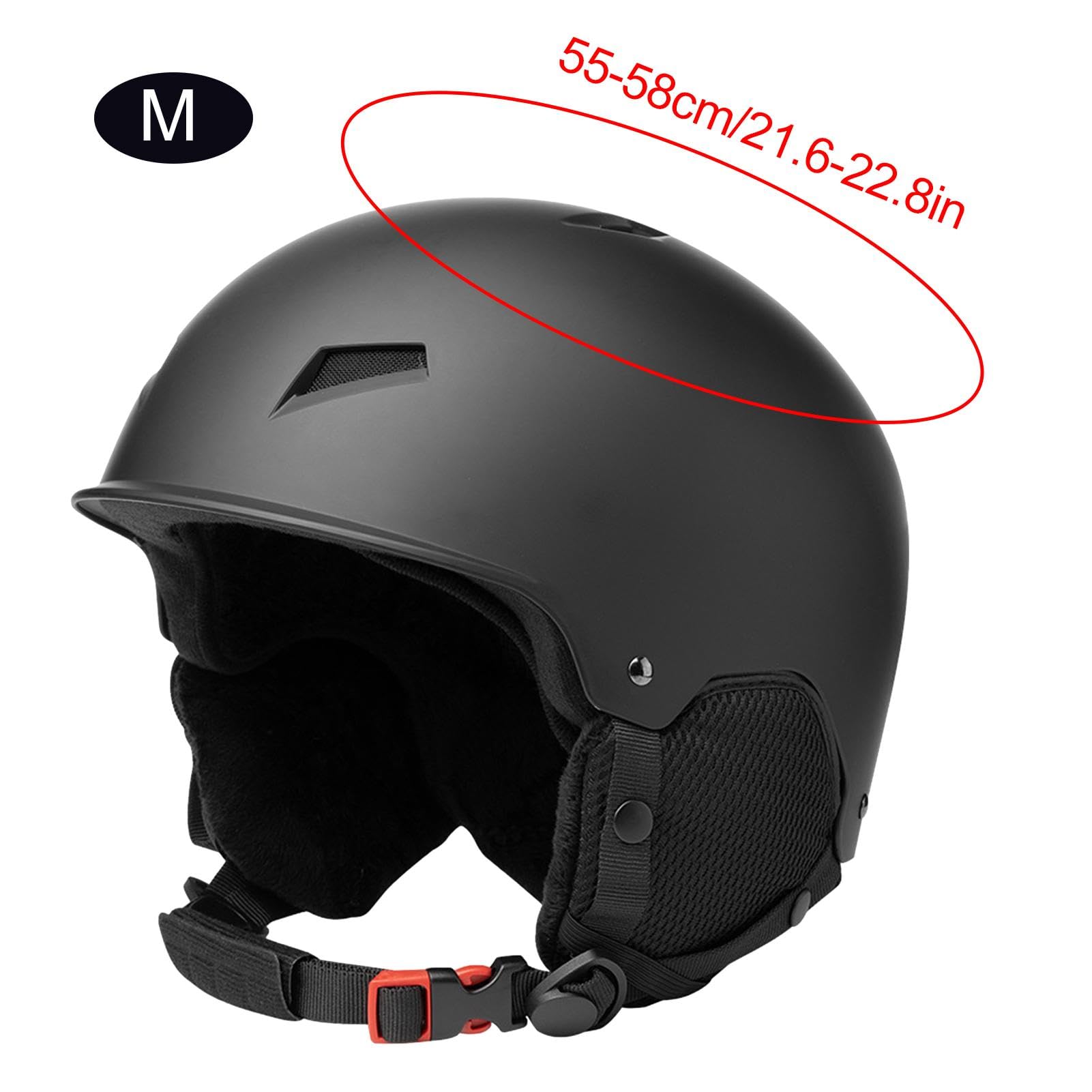 Cappello di sicurezza per lo sci, Cappello di sicurezza per lo snowboard,Cappello rigido di sicurezza per snowboard regolabile ammortizzante - Cappello di sicurezza traspirante con clip per occhiali p