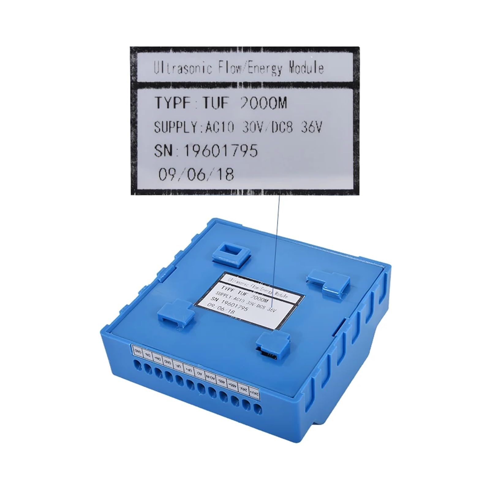 Medidor de flujo mecánico digital Caudalímetro Ultrasónico Digital TUF-2000M-TS-2 Caudalímetro De Tubería Ultrasónico Con Sensor TS2 DN15-100mm Alta precisión, multifunción, alta sensibilidad
