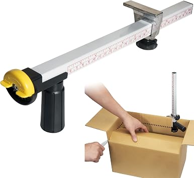 ICO by Excell Professional Box Resizer Tool - Cardboard Perforator & Box Scoring Tool with Protective Blade Guard - Custom Package Reducer for E-commerce, Shipping & Storage, ET-235