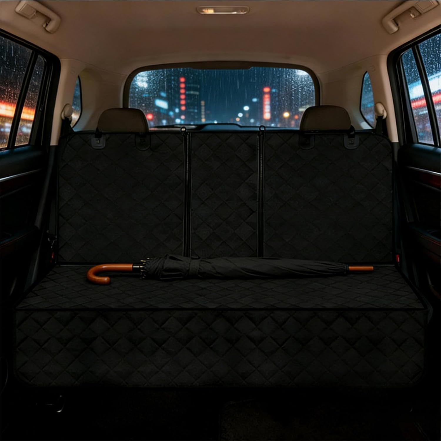 Dog Seat Cover, Double Zipper Waterproof Pet...