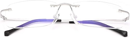 Miniatura 7 de 2 pares de gafas de lectura bifocales sin montura para hombres y mujeres