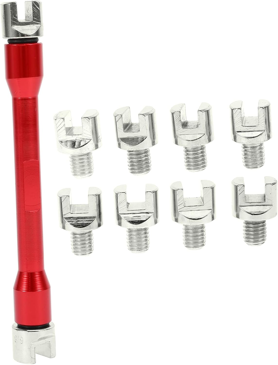 GARVALON Motorcycle Spokes Wrench Kit Spanner Tool Set for Off-road Bikes and Motorcycles Reliable and User-friendly Wheel Rim Adjuster