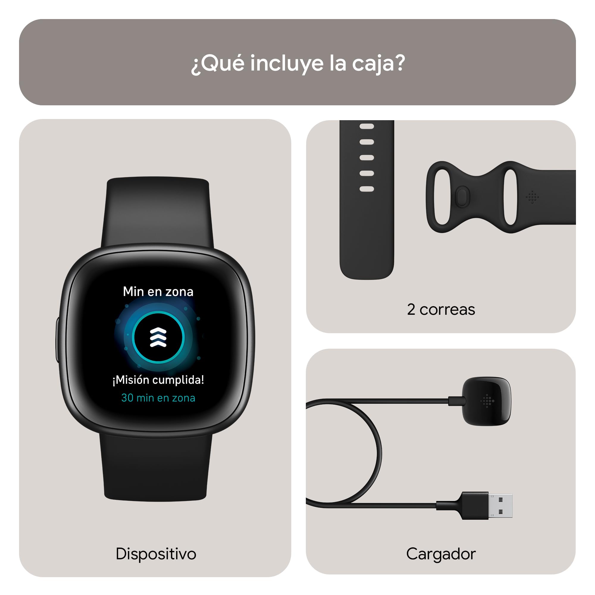 Google Fitbit Versa 4, el smartwatch que te ayuda a ponerte en forma con GPS integrado, hasta 6 días de batería y compatible con iOS 15 & Android OS 9.0