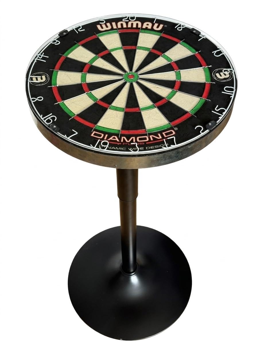 Dartboard Bar Table - Win mau Diamond - Adjustable - Oche Table