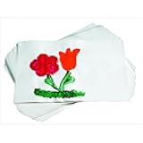 School Smart - 85375 Finger Paint Paper, 60 lb, 11 x 16 Inches, White, 500 Sheets