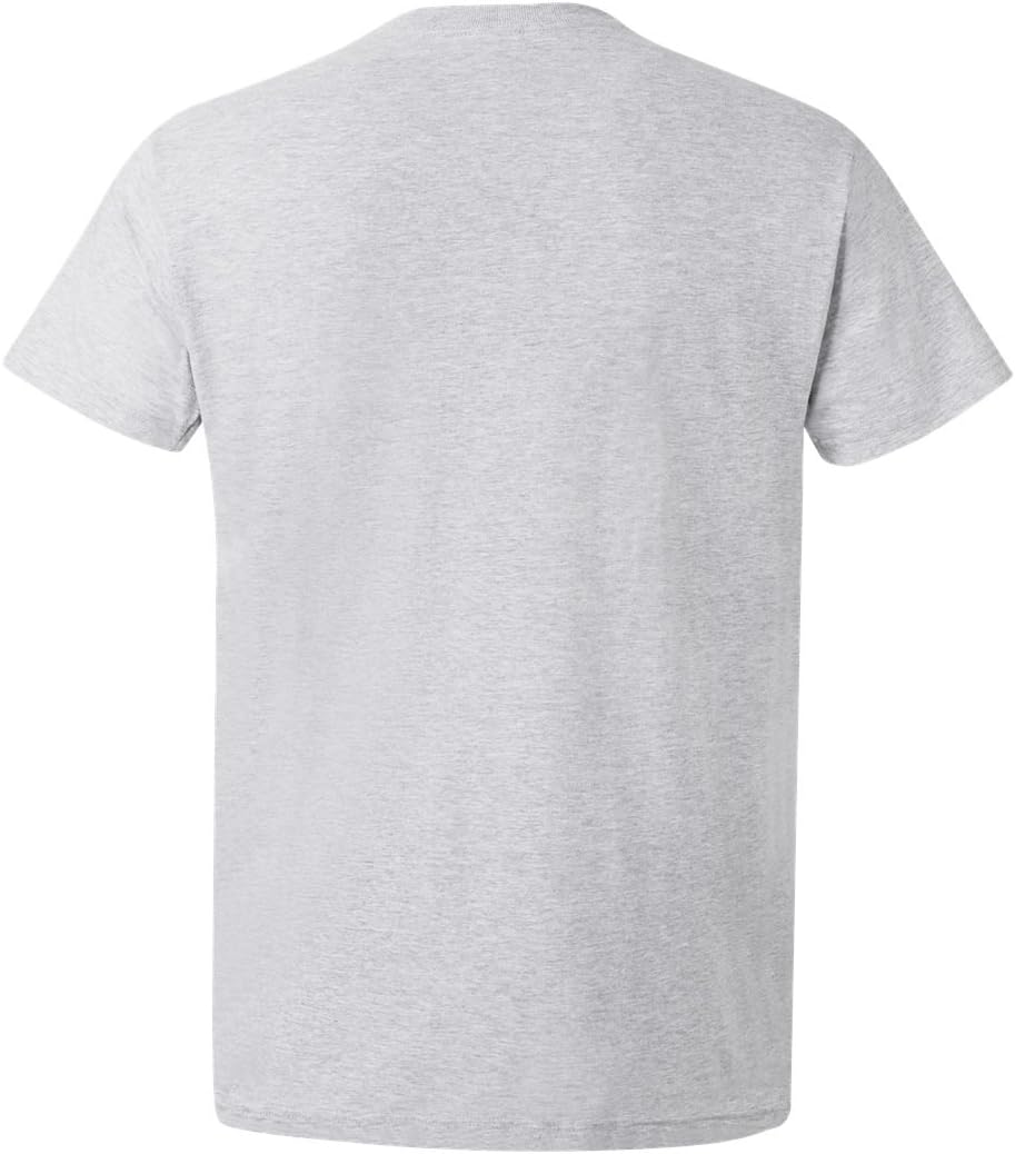 Hanes mens Crewneck Large Ash