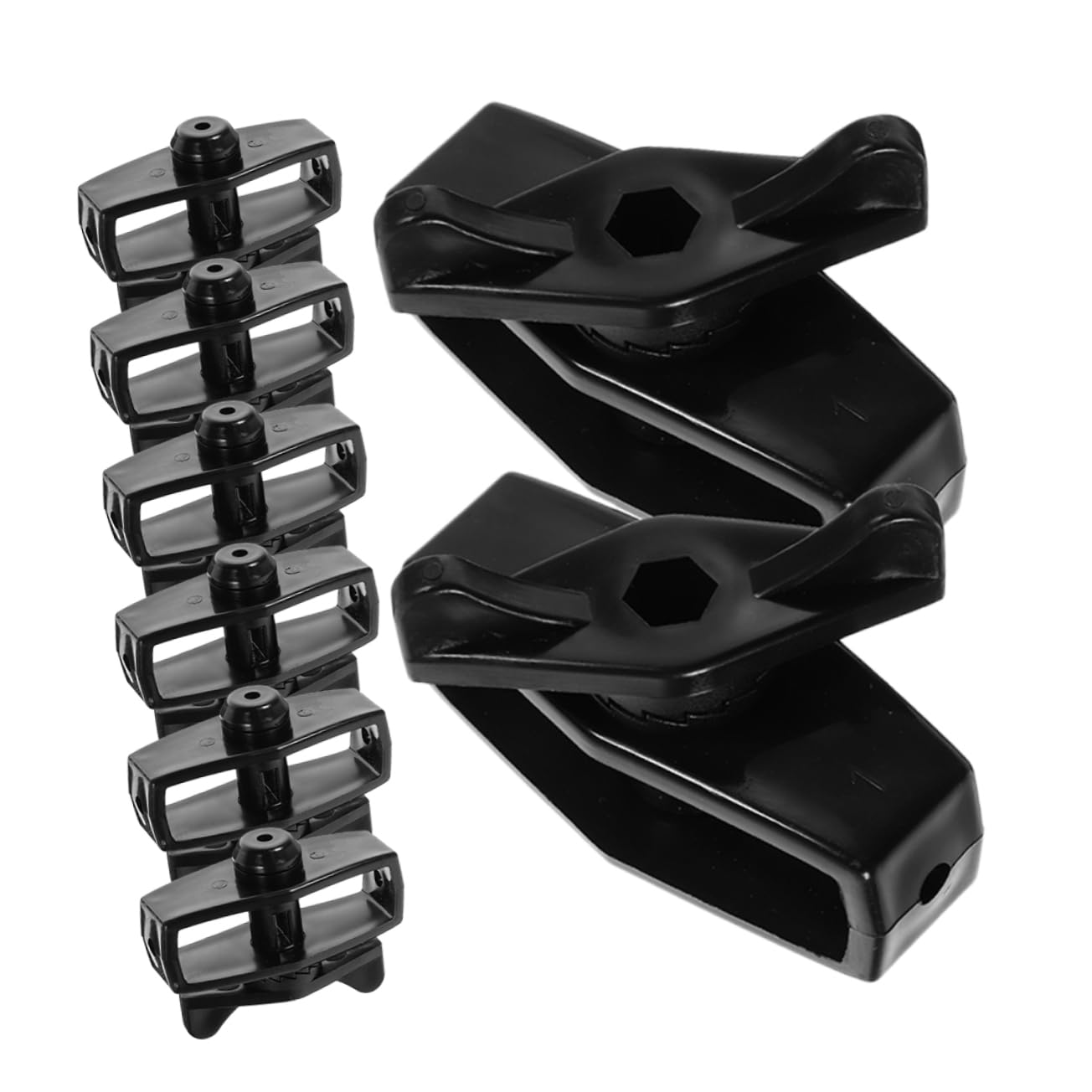 GALPADA 5 Set Tenditore Per Recinzione Recinzioni Nastro Per Impieghi Gravosi Tenditori Per Funi Metalliche Tenditore In Plastica Tenditore Per Funi Metalliche Tenditore Per 8 pezzi*5