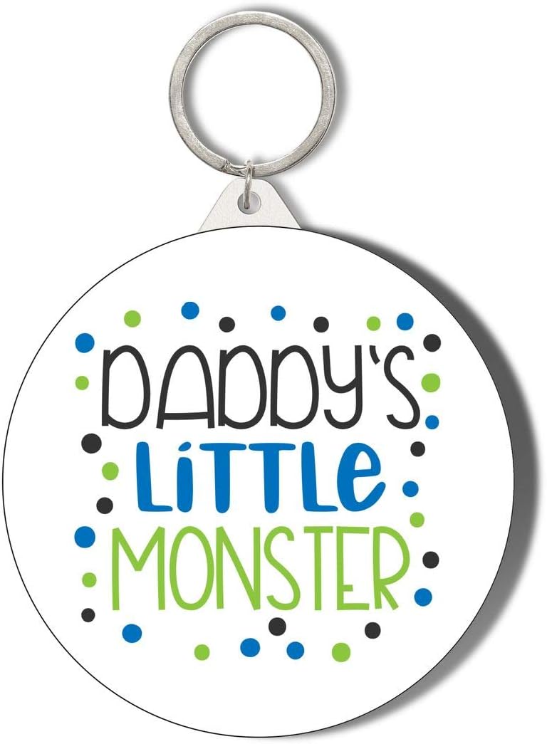 Gift Insanity DADDY'S LITTLE MONSTER 45mm Keyring