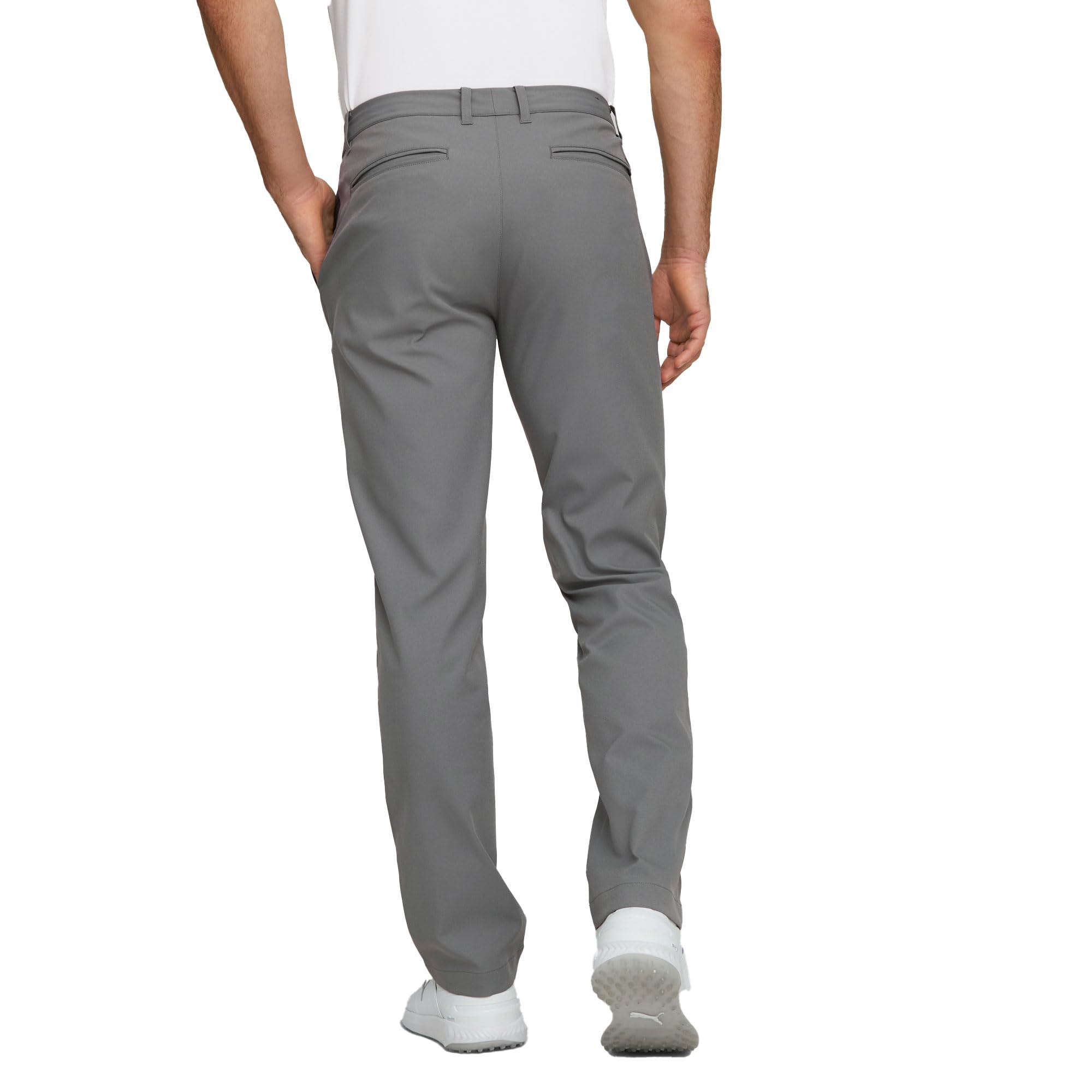 PUMA Pantalon de concessionnaire Golf, Bleu Ardoise, 32W / 32L Homme