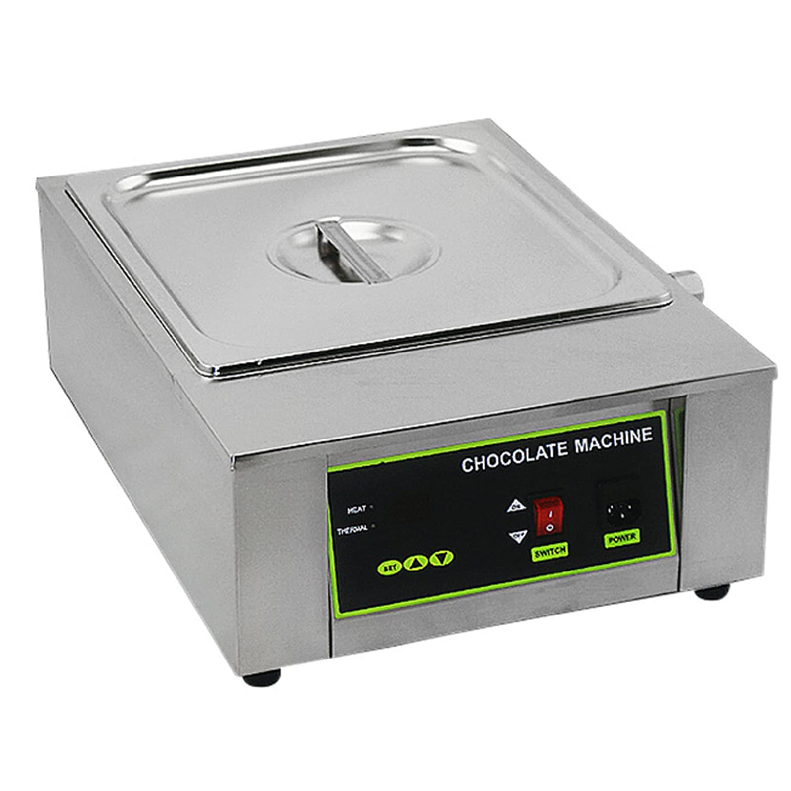 AYCDL Chocolate Tempering Machine, Electric Commercial Food Warmer, Temperature Control, for Chocolate/Milk/Cream/Soup Melting and Heating,D,A