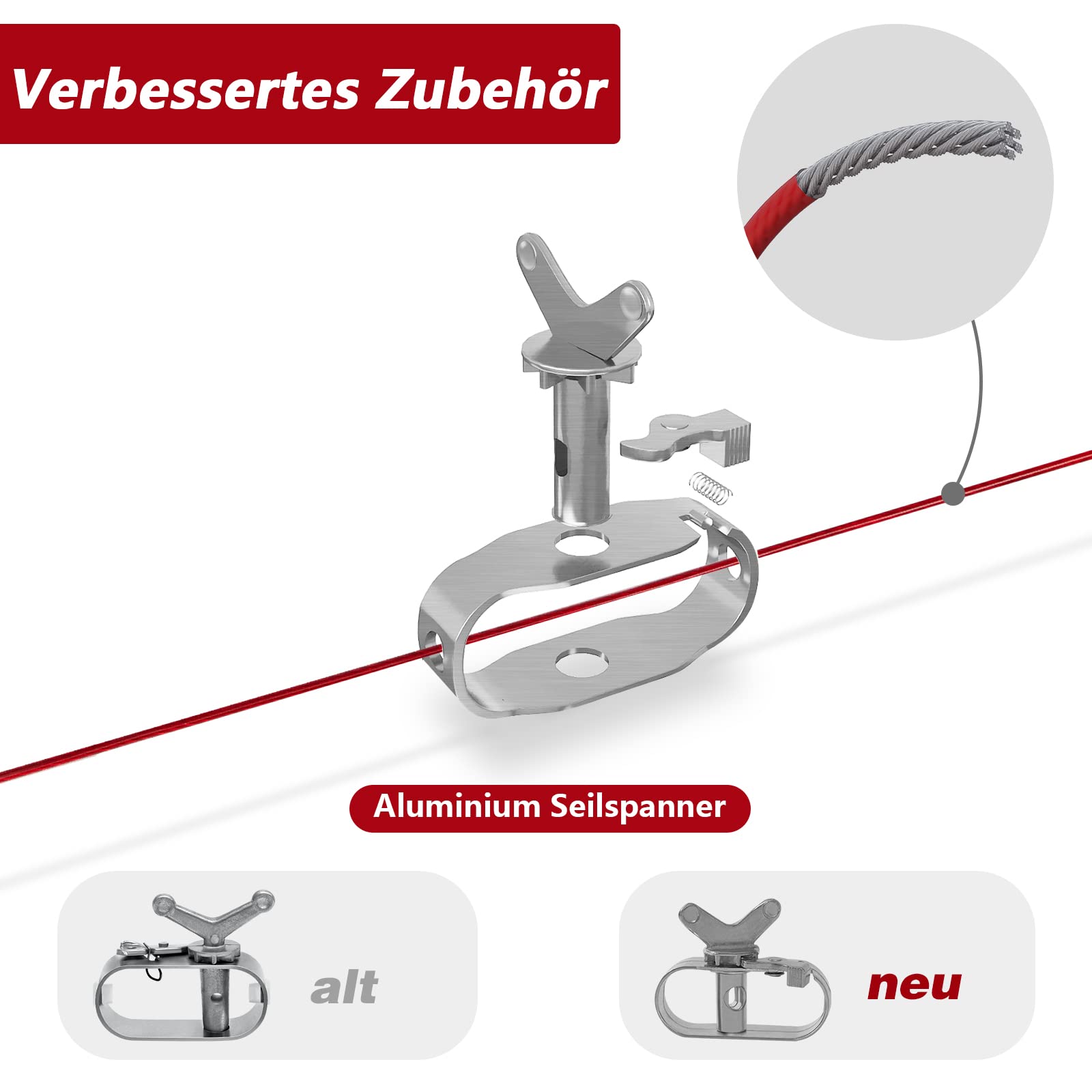 WOLTU Poolabdeckung Rectangular 300x200x20cm wasserdicht, Solarplane Winterabdeckplane aus 200 g/m² PE, Abdeckplane mit Drahtseil und Aluminium-Befestigungselement, dunkelgrau
