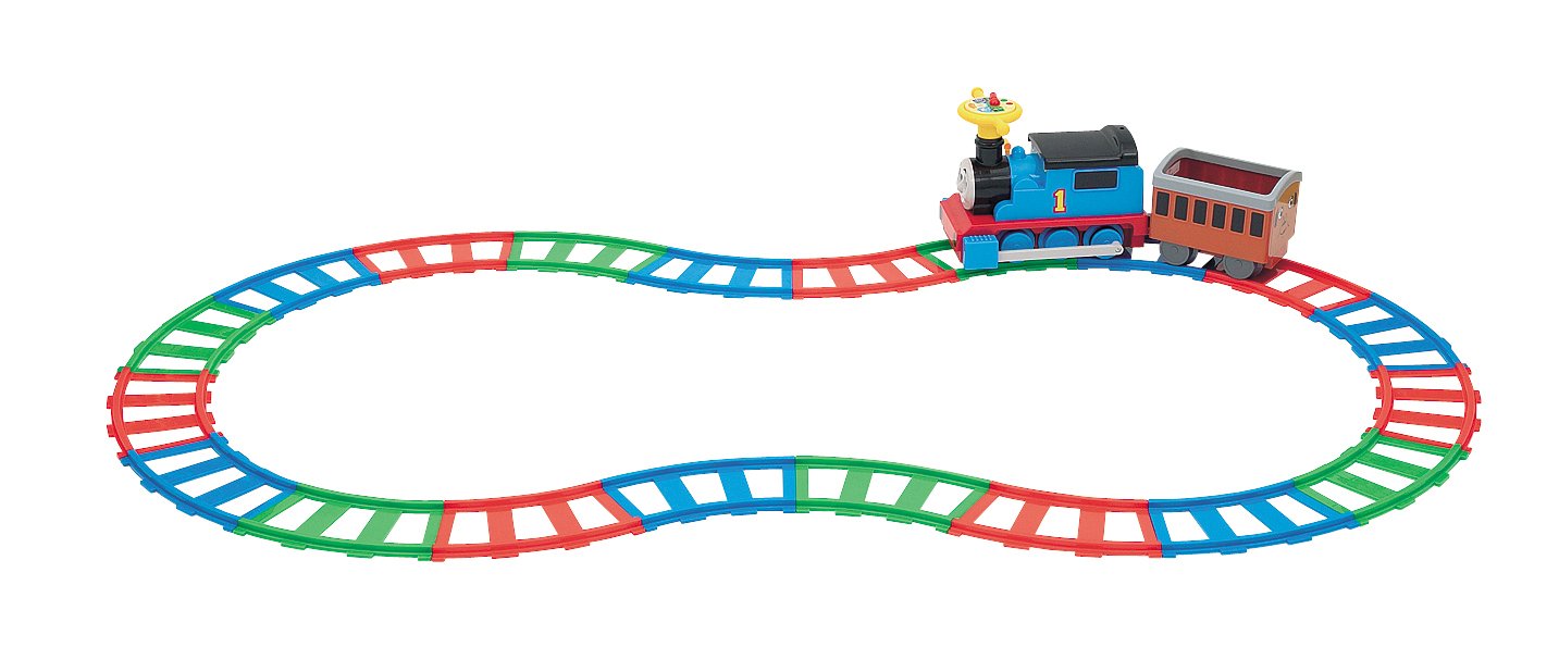 トーマス　電動　乗車　乗り物　2台　レールセット　電車 電動 きかんしゃトーマス スタンダードセット 乗用玩具 電動乗用