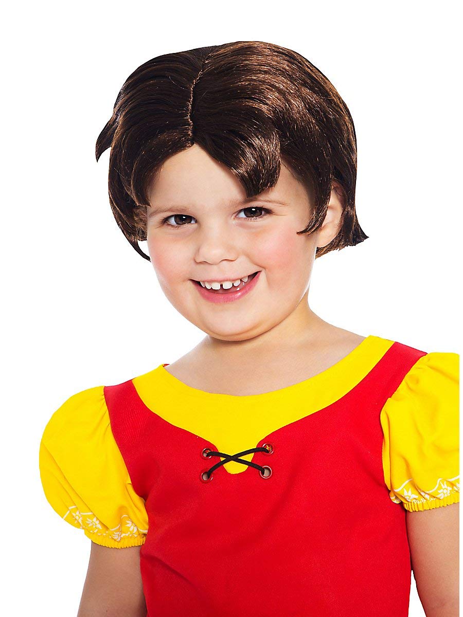 Maskworld Heidi Kinderkostüm mit Perücke - original lizenziert - Karneval - zweiteilig (98-104)