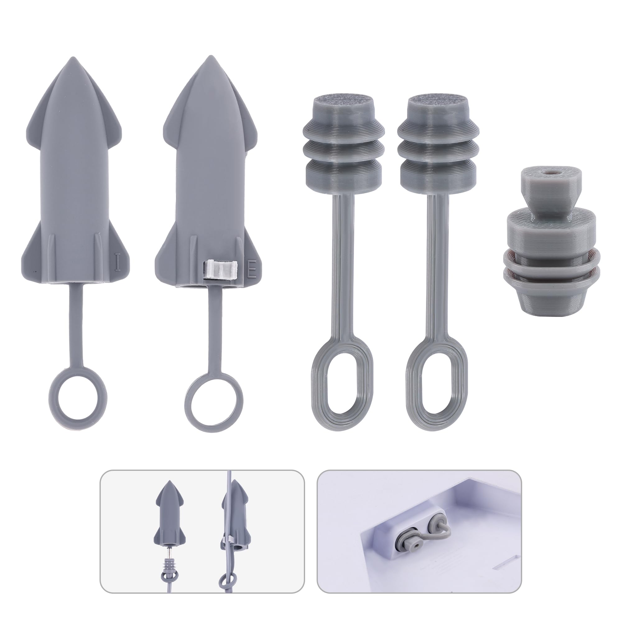 Starlink Mini Cable End Caps - Silicone Protector Covers For V4 Cable, Dust & Water Resistant, Anti-Crack