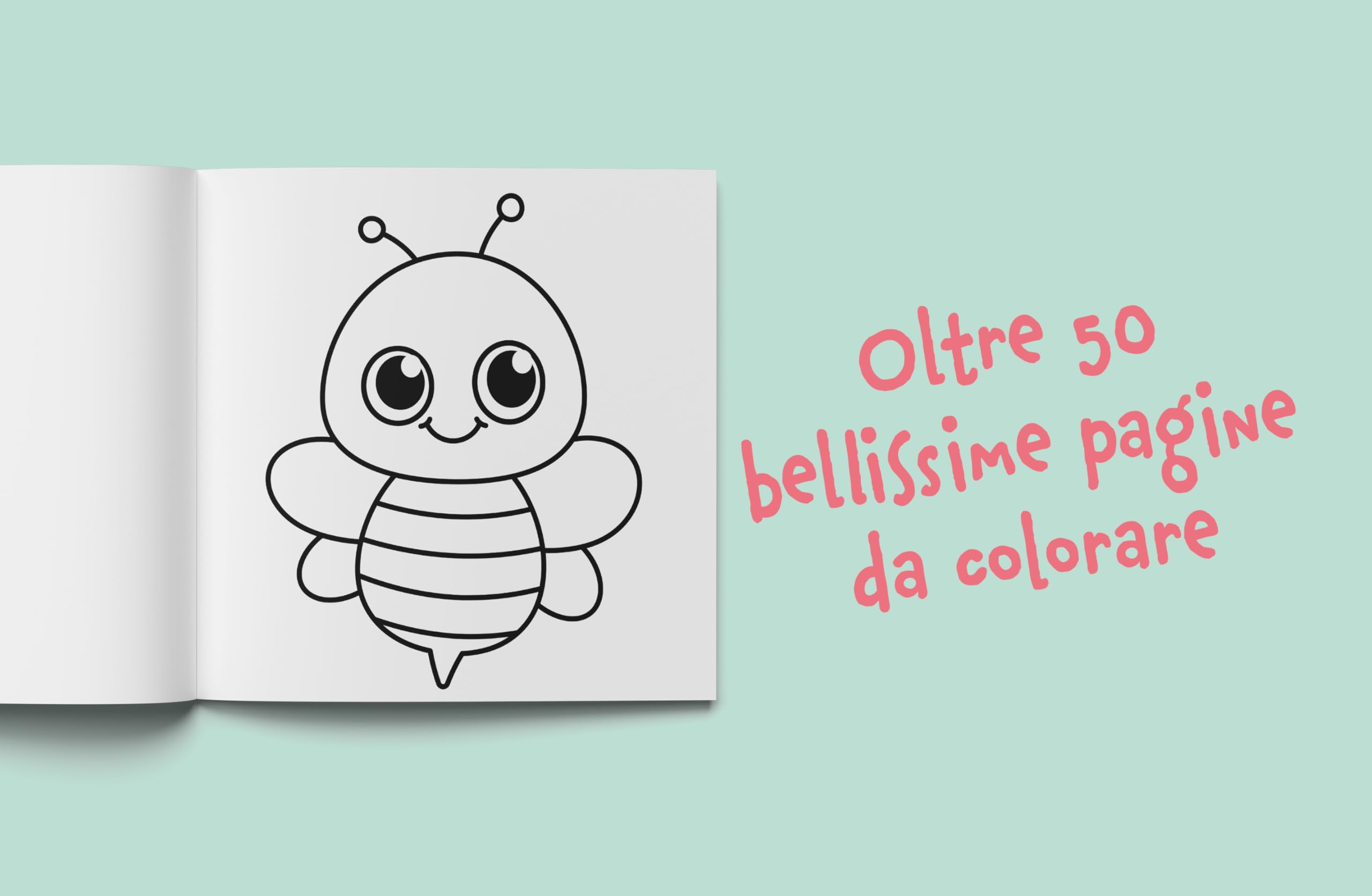 Il Mio Primo Libro da Colorare per Bambini da 1 Anno: Album da Disegno con 50 Immagini per Sviluppare la Motricità Fine e la Creatività