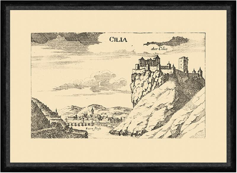 Biller Antik Cilli Celje Cilia Slovenia Sann Vischer Faksimile Austria Castles 035