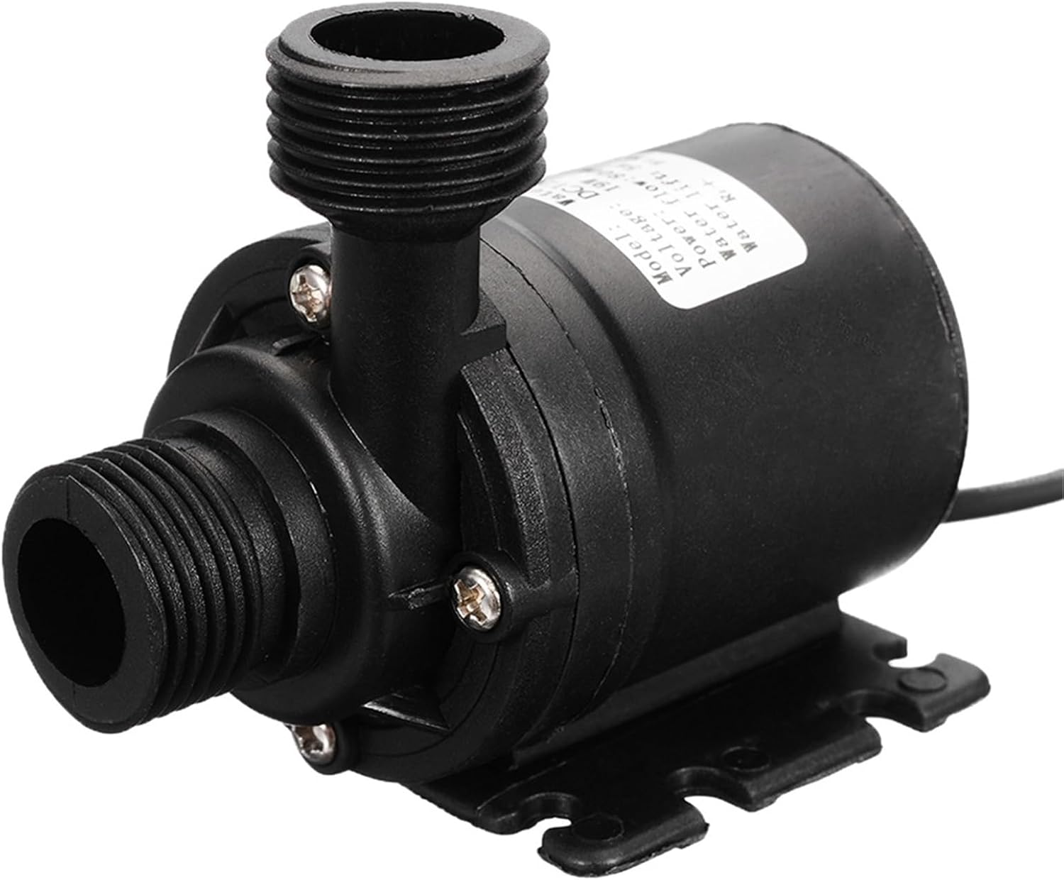 DC 12V/24V Water Transfer Pump Waterproof Water Submersion Pump 5.5 M Brushless Motor for Cooling System Fountains Heater(24v)