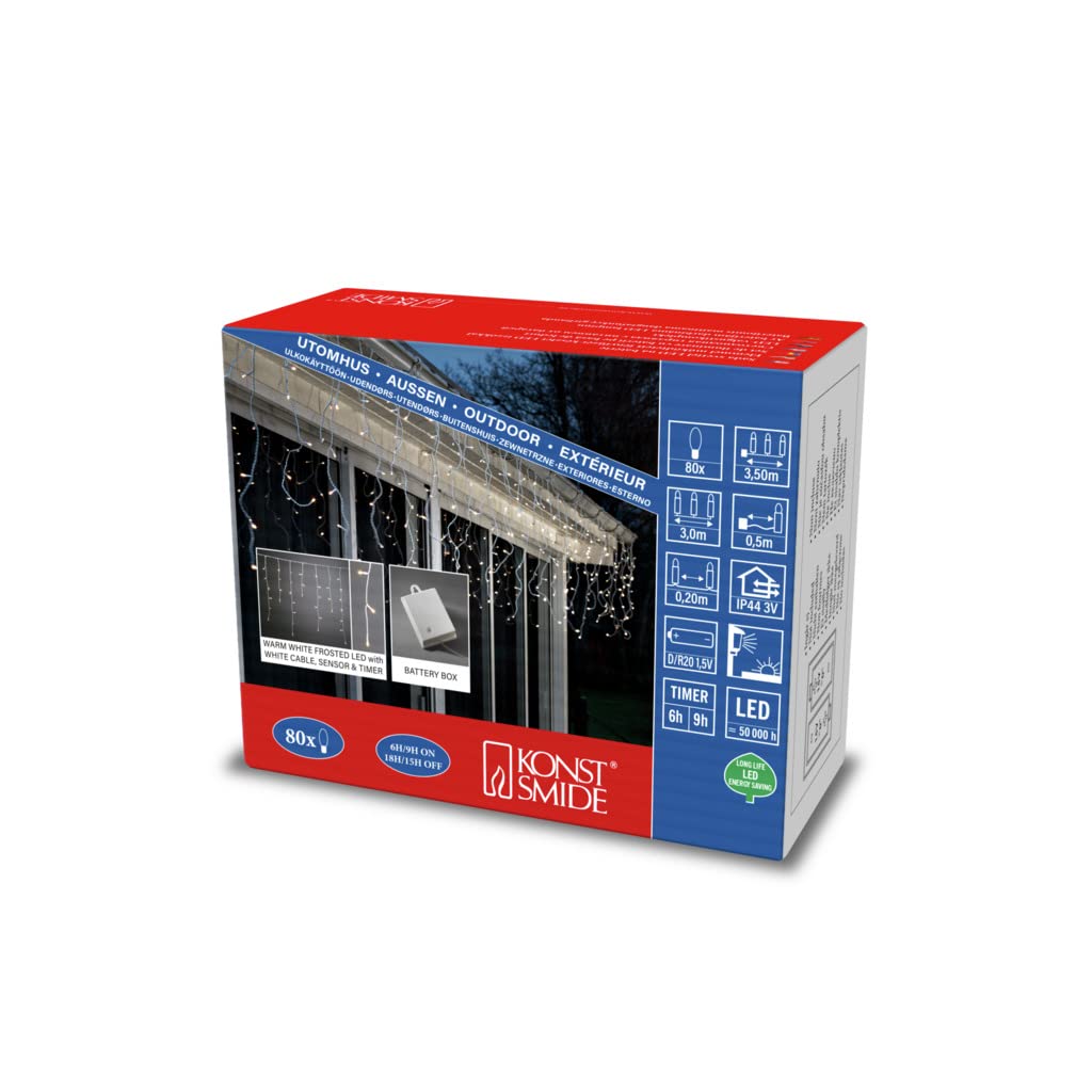 Konstsmide Lichtervorhang Eisregen Old Model 3739-132 Produktbeschreibung
