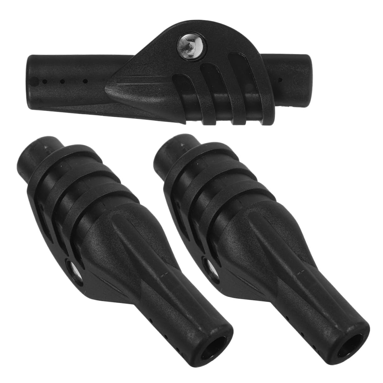 BESPORTBLE Joint De Tente Piquet De Tente Fournitures De Camping pour Le Camping sous Tente Accessoire De Tente Joint De Tige De Support De Tente Soutien Black Nylon