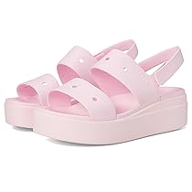 Crocs Brooklyn 4U, Sandali Donna, Pink Milk, 36, 37 EU