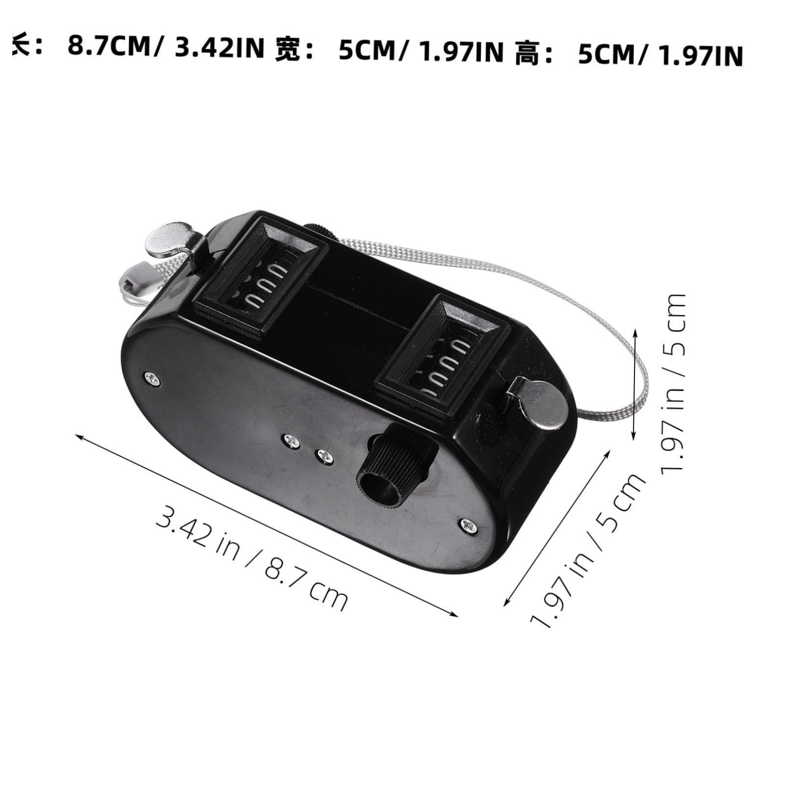 CORHAD Manual Counter Small Counter Clicker Finger Tally Handheld Click Counter Lap Counter for Walking Mechanical