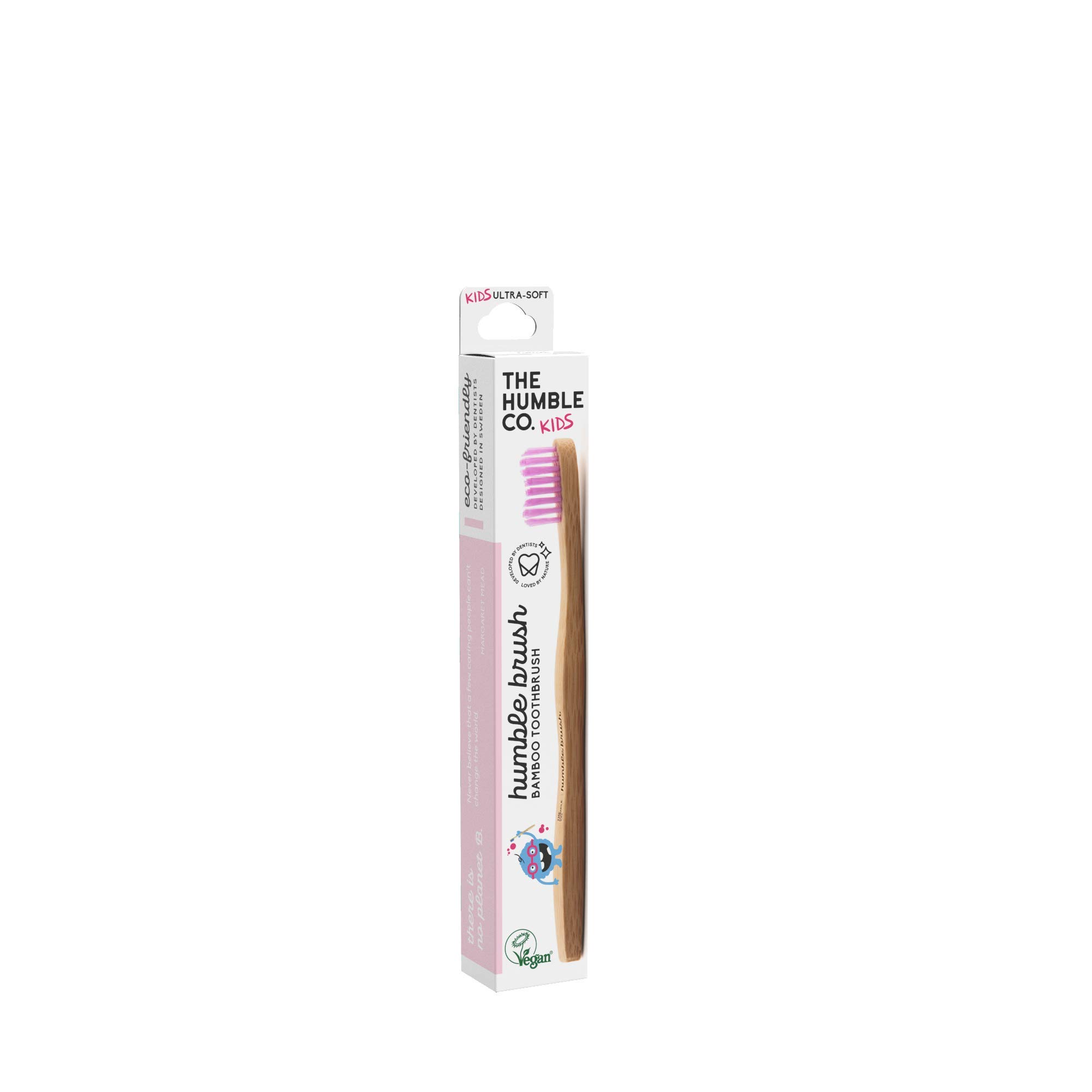 The Humble Co. Bambu Diş Fırçası Çocuk Ultra Soft Ultra Yumuşak Pembe, [Manuel]