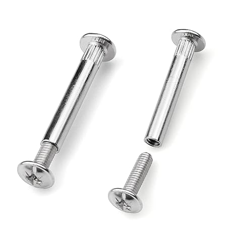 Viti Di Collegamento Per Mobili M4 - Set Da 30 Pezzi Con Manicotto - Foto 5