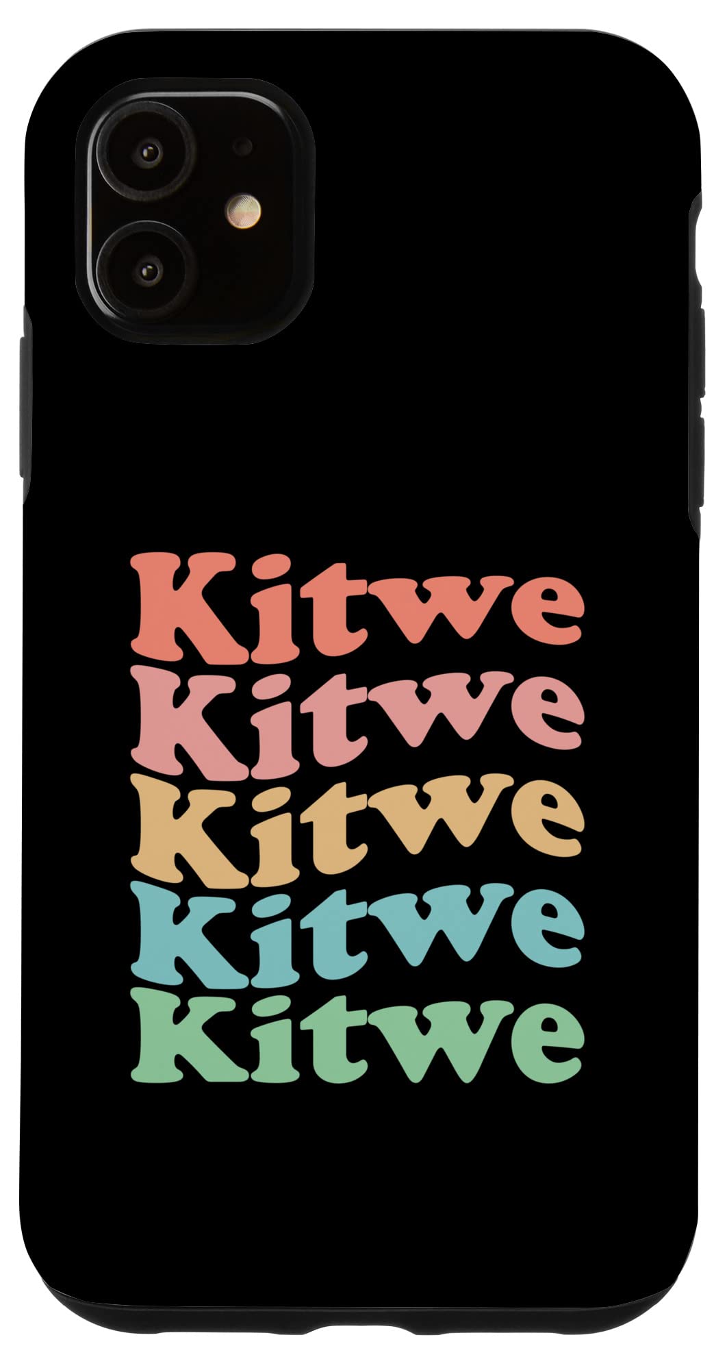 iPhone 11 Vintage 70's Zambia Hippie City - Retro Kitwe Case