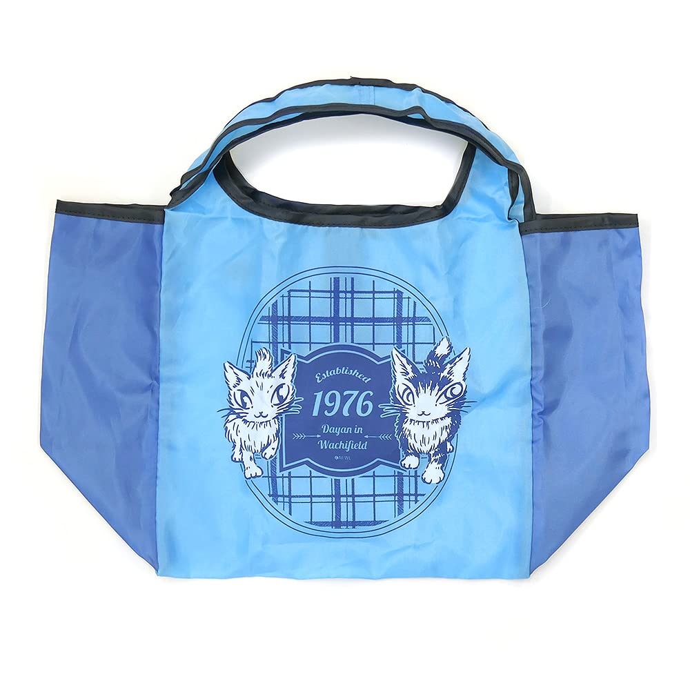 わちふぃーるど猫のダヤン くつろぎ８分丈SET&バッグ サイクル紺×ブルーＧ M わちふぃーるど猫のダヤン くつろぎ8分丈SET&バッグ サイクル紺
