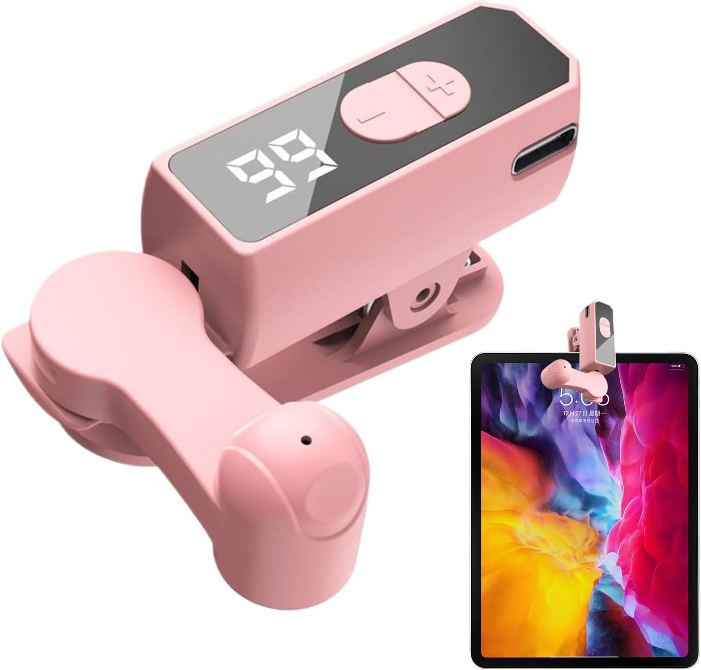 2025 Latest Smartphone Automatic Clicker | Automatic Phone Screen Clicker | Type-C Recharging 107-Speed Click Tool With Display, For Live Streaming Game Playing Shopping