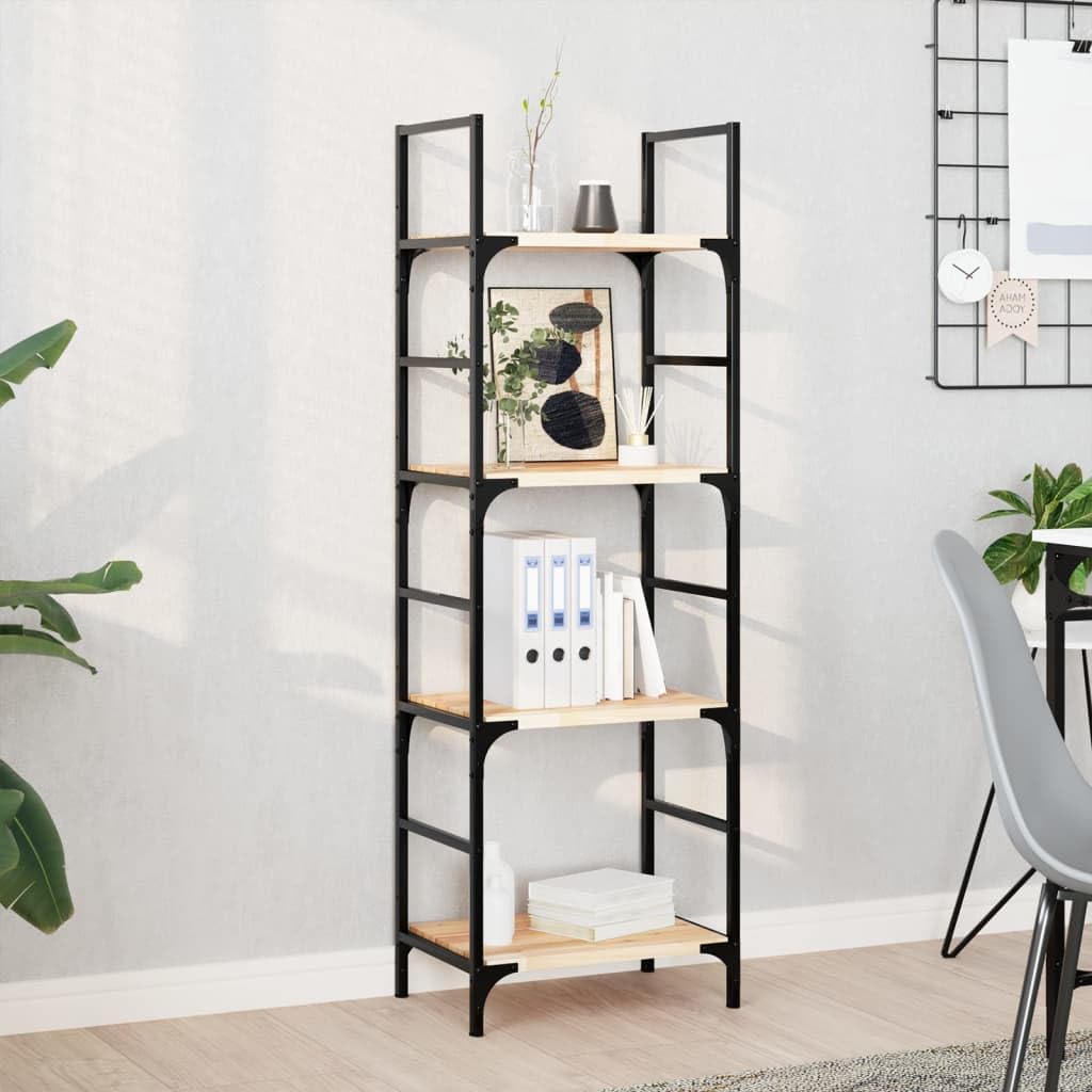 Étagère murale support rangement invisible bois d'acacia massif 60x30x2cm