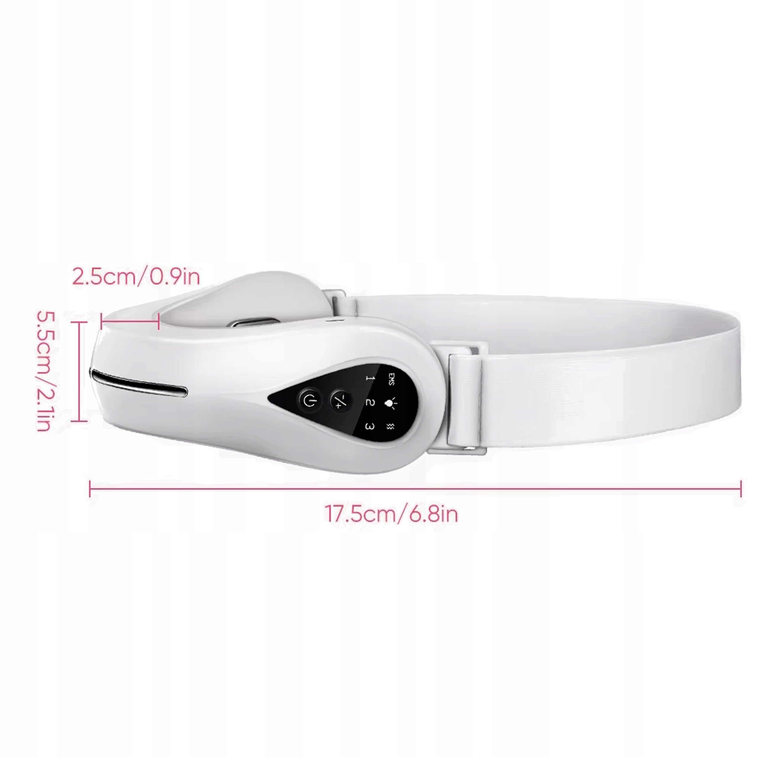 QSKY Masażer EMS do Twarzy i Podbródka z Fototerapią USB LED | EMS i fototerapia LED Modelowanie twarzy i podbródka Kilka trybów pielęgnacji Ładowanie USB Do codziennej pielęgnacji skóry