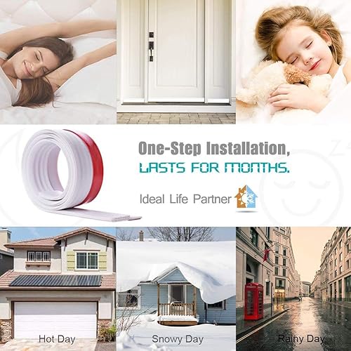 Miniatura 4 de Nueva actualización Tapón de puerta para barrido de puerta, 3-25 pulgadas de ancho ampliado para puerta de hasta 1-45 pulgadas para puertas