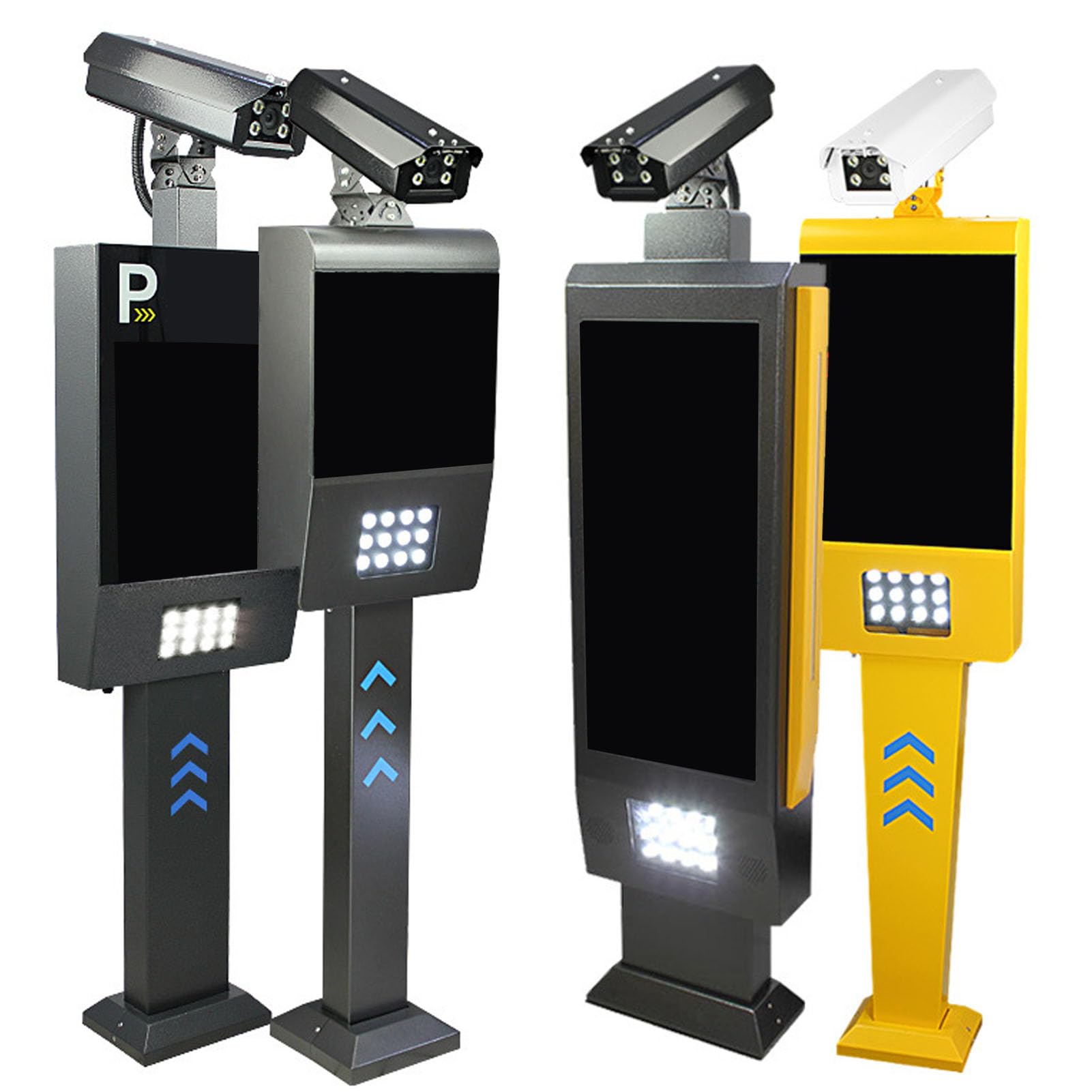 Lampa bezpieczeństwa LED Mavaol 12 W, obudowa ze stopu aluminium, przeciwwybuchowa, światłoczuła inteligentna lampa, szerokokątny zasięg 80 m, do parkingów i monitorowania