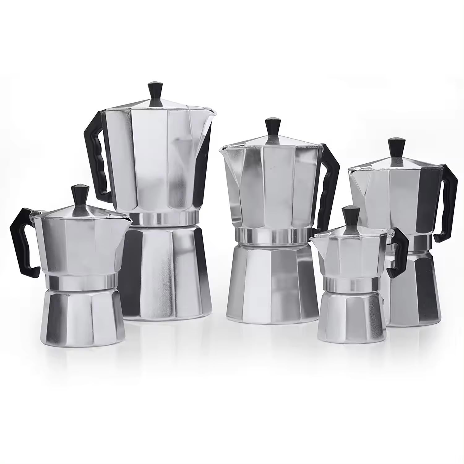 Manchester Bee Italian Espresso Maker 2 Cups Italian Stove Top Coffee Percolator Moka Pot 2 Cups / 100ml