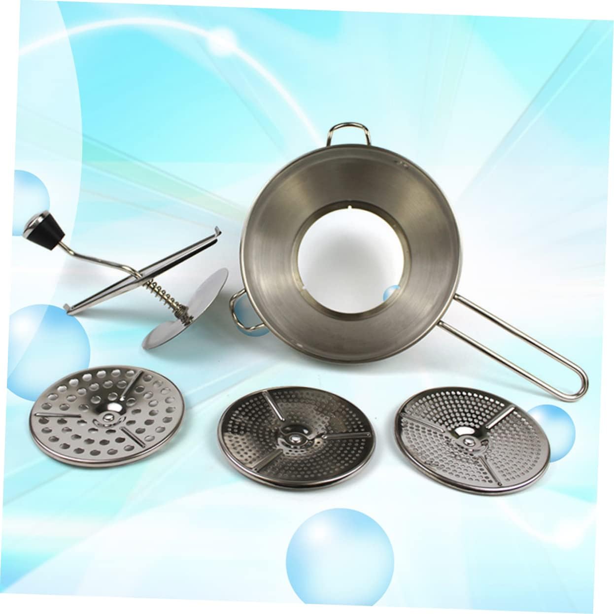 Stainless Steel Food Blender Dish Strainer Fruit Vegetable Jam Refiner Easy to Clean Operate