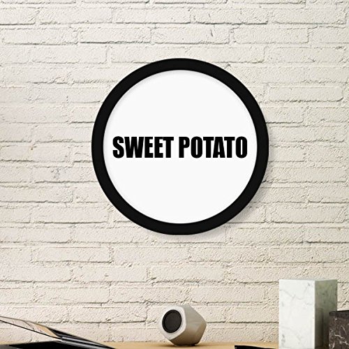 Peinture de patates douces et cadre en bois noir large DIYthinker