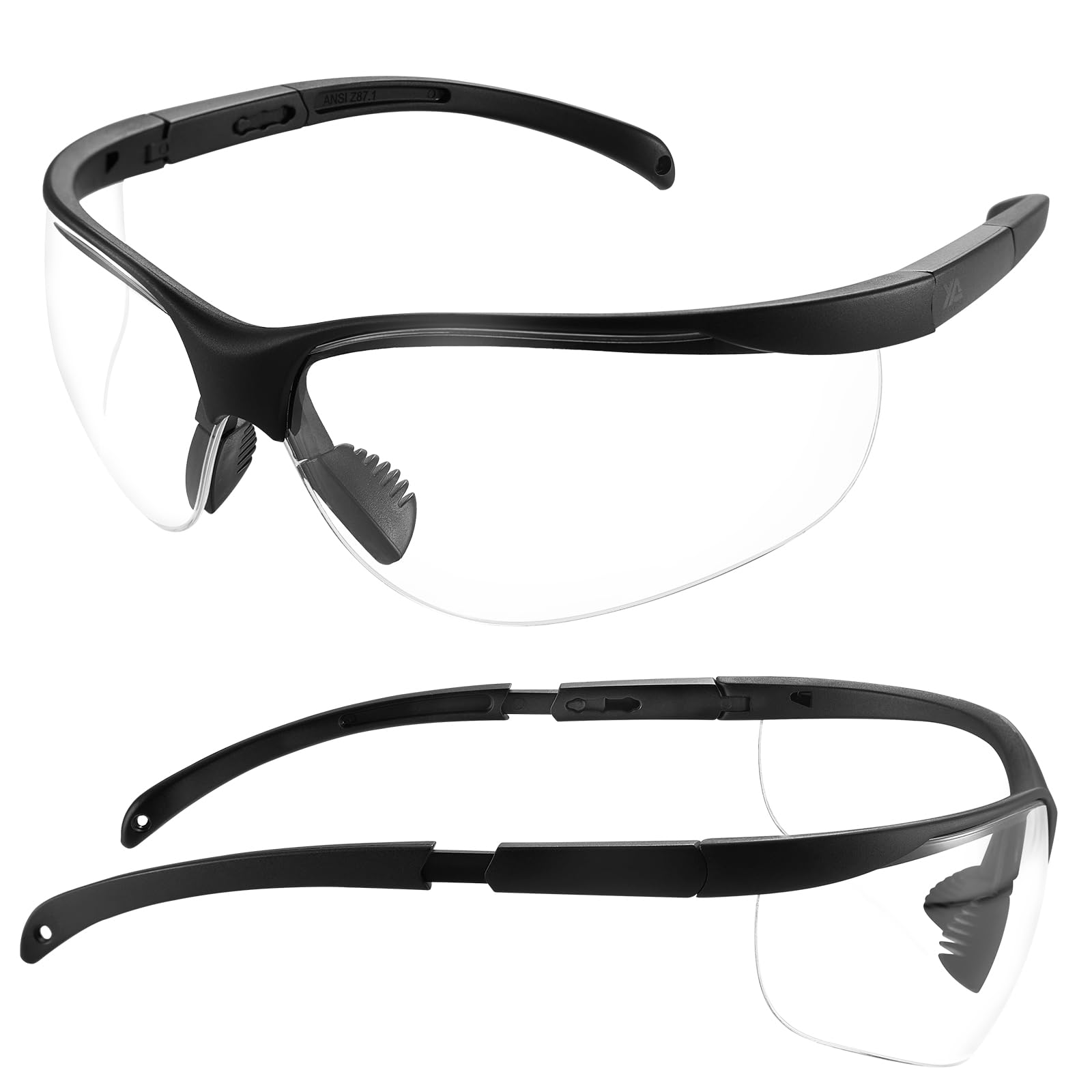 xaegistac Safety Glasses Anti-fog Shooting Glasses, ANSI Z87 Shooting Eyewear Eye Protection with Hard Case