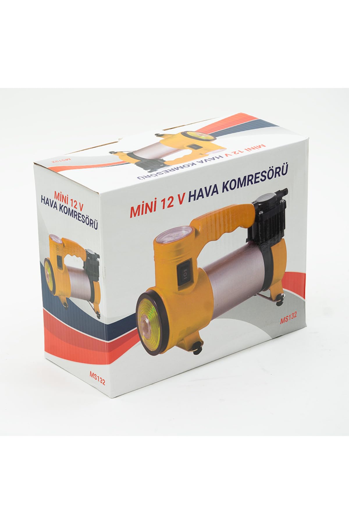 Pro Seri Çelik Gövde Pistonlu 12 V 100 Psi Dakikada 85 Lt Araç Araba Lastik Bot Şişirme Kompresörü