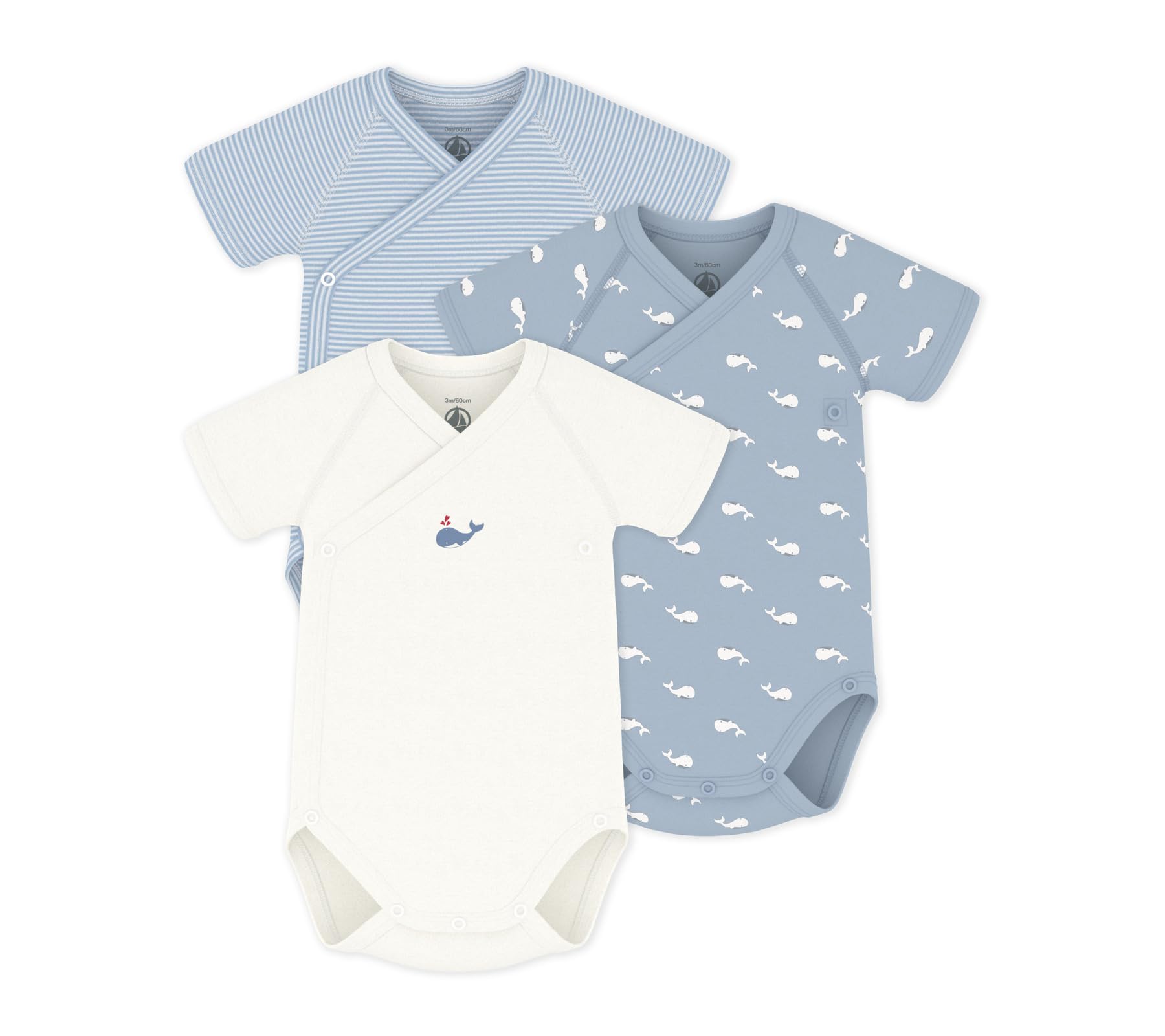 Petit Bateau A0far Biancheria intima GIORNO Unisex - Bimbi 0-24 (Pacco da 1)