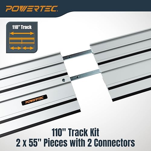 Miniatura 29 de POWERTEC 71411 60" Track Saw Guide Rail Bag for Festool, Makita, and DEWALT, W/Dual-Sided Padding for Secure Rail Placement