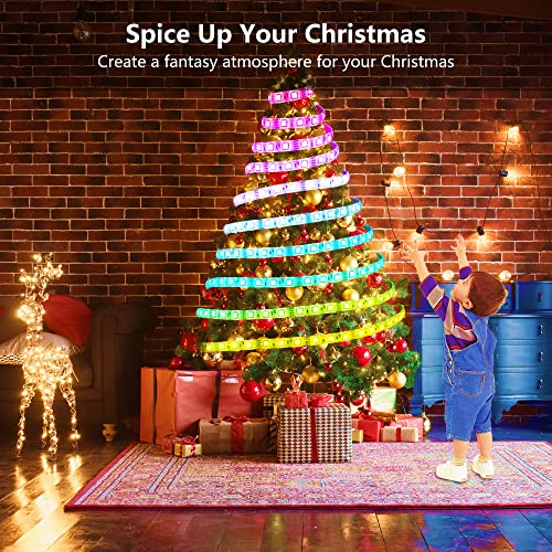 Silfu 2 Pack Battery Powered Led Strip Lights 10Ft Outdoor Battery Operated Led Lights Waterproof Led Lights For Cupboard Computer Bedroom Kitchen Room Decoration Fixed Color (Multi-Colored) #TOP6