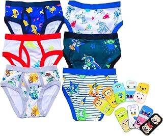Disney PIXAR (ディズニー) TOY STORY 4 (トイストーリー) パンツ 6枚 + ミニタオル1枚セット 男児 男の子 ピクサー 下着 ボーイズパンツ インナー ブリーフ トイ・ストーリー 2T/3T