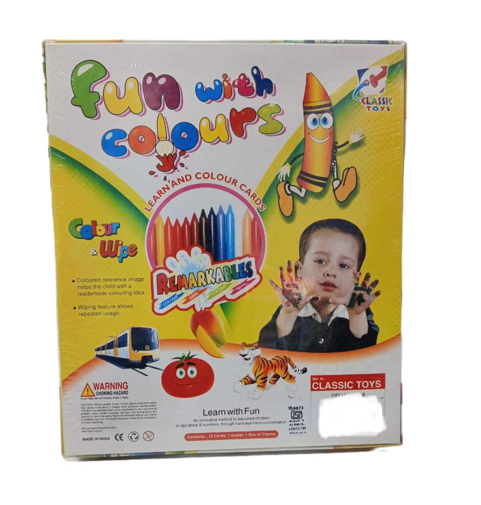 1. TOYSHOYE Fun with Colours for Kids | Discover Colouring Games, Art Craft Ideas| and Board Game Colouring Sheets for Endless Fun| 3-12 Years 2
