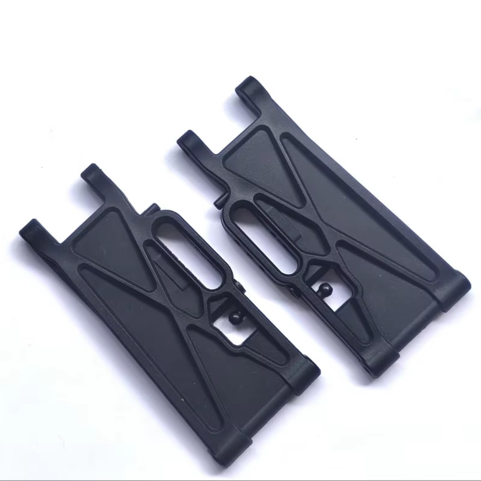 RC Swing Arm For MJX For Hyper For Go 10208 1/10 RC Cars Trucks Spare Parts Front And Rear Suspension Arm For Swing Arm 2pcs(Black)