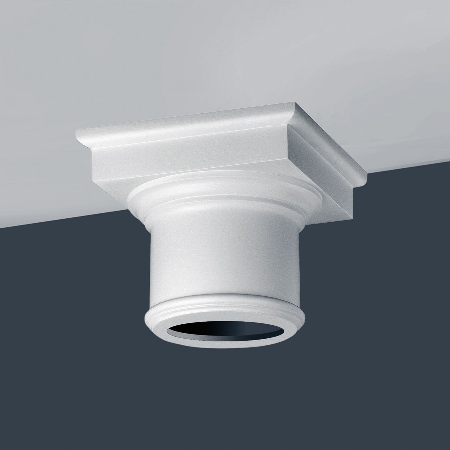 Chapiteau de colonne Orac K1112 élément d'ornement architectural en polymère HDPS
